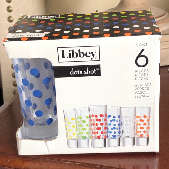 NEW 6 shot glass set NIB - Picture 1 of 5